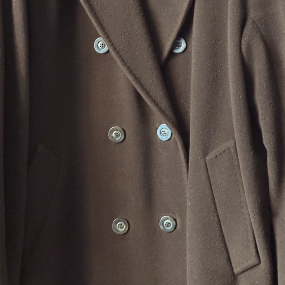 MAX MARA XL 16 MAXI DOUBLE BREASTED CASHMERE ULTRA LONG COAT SPECIAL ORDER - Picture 7 of 12